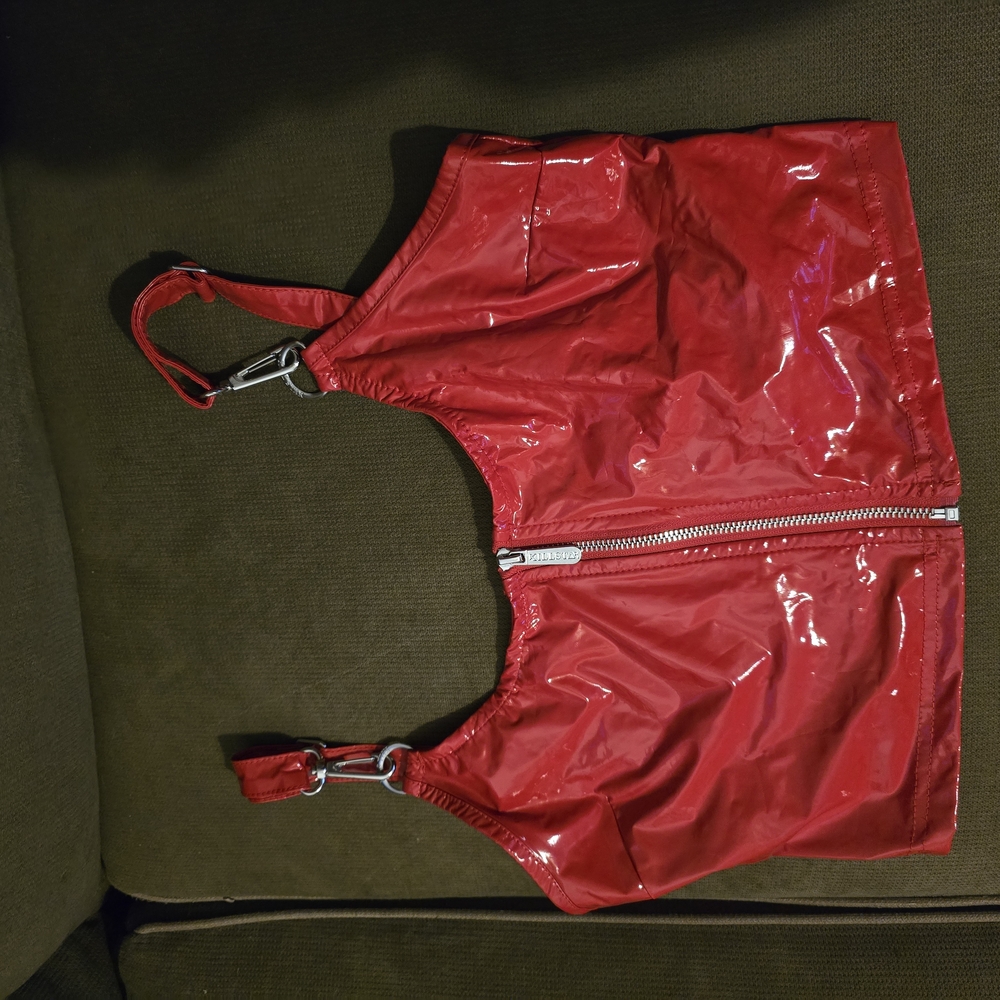 Red Killstar Haunt Me Crop Top